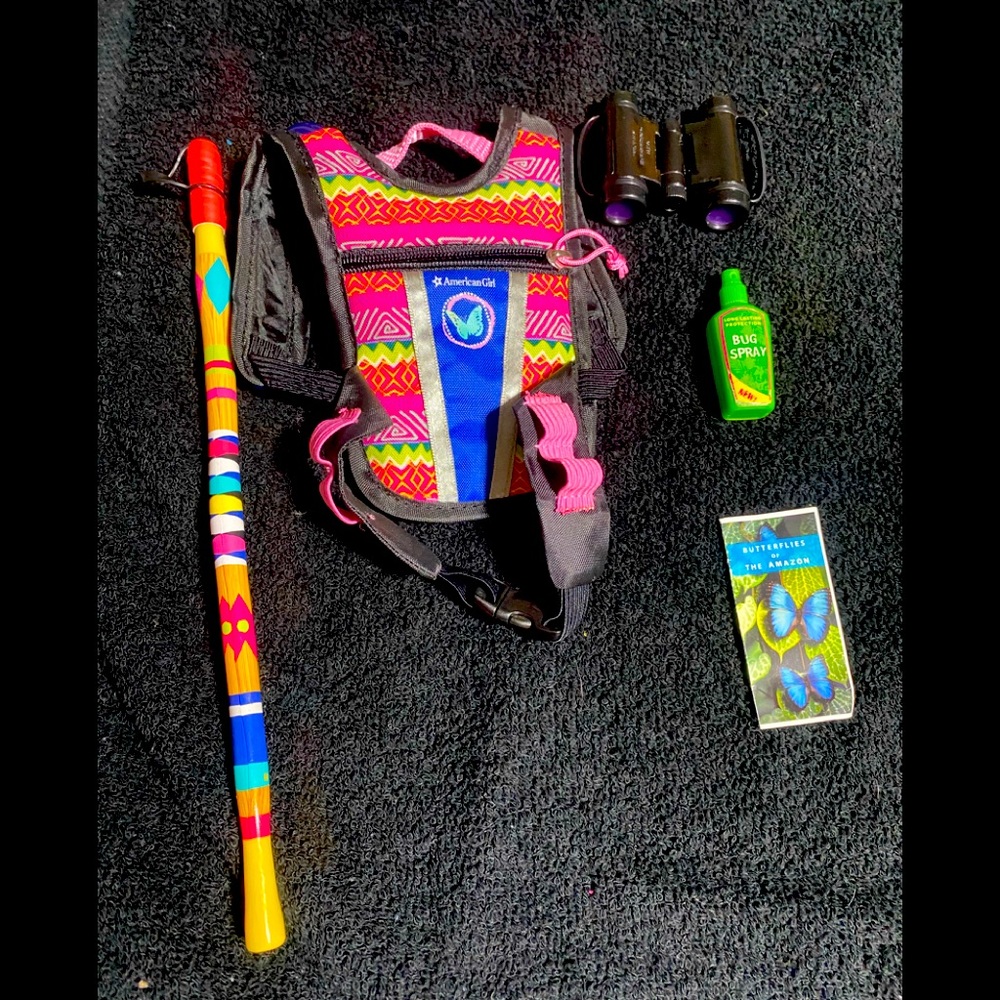 American Girl,Lea Clark hiking set and accessories